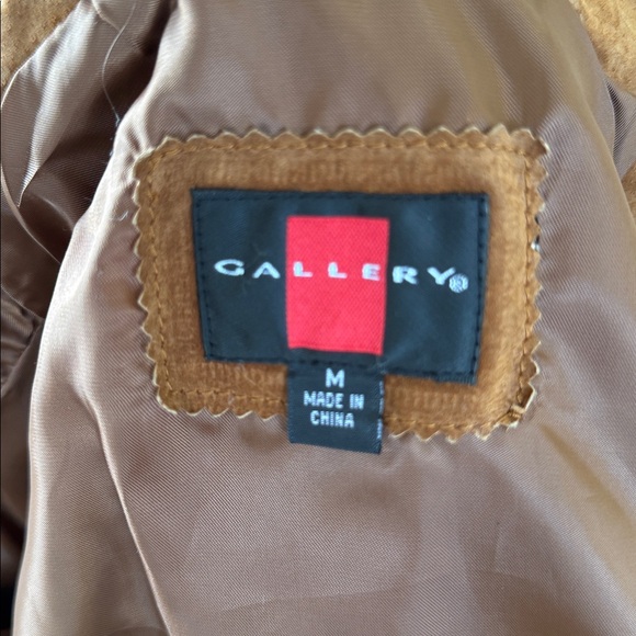 Vintage suede leather Brown Fringe Jacket - Picture 11 of 17